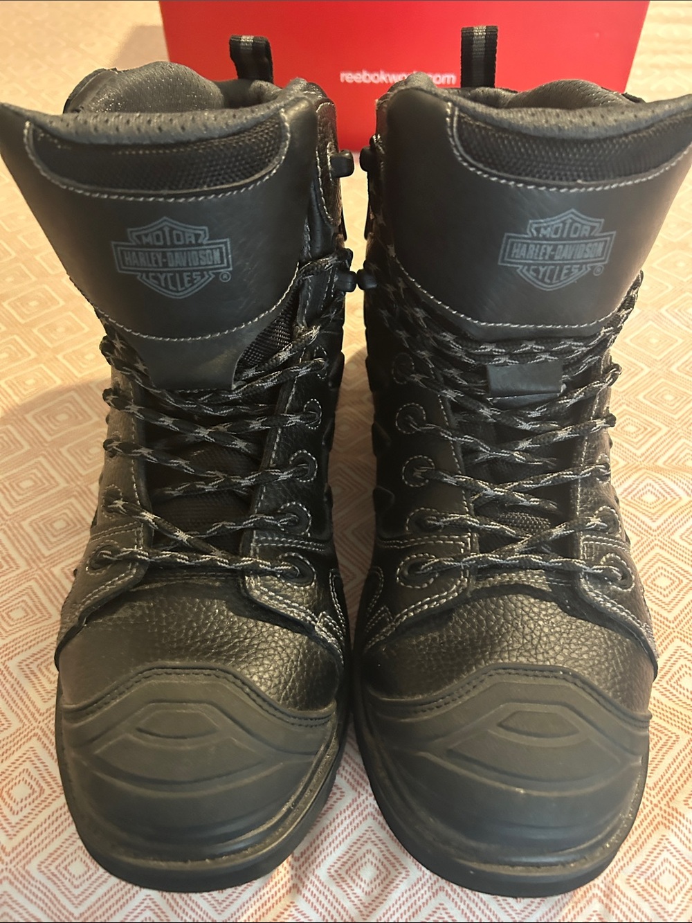 Harley-Davidson Men's Black LeatherBoots (display pair)
